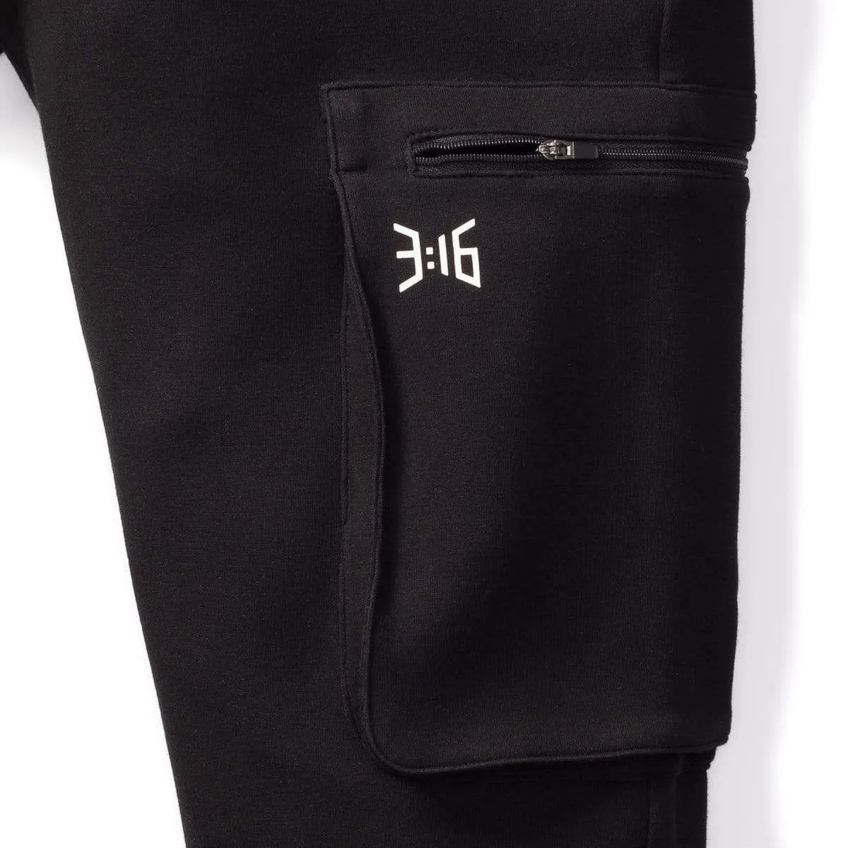 3:16 Cargo Joggers - Black