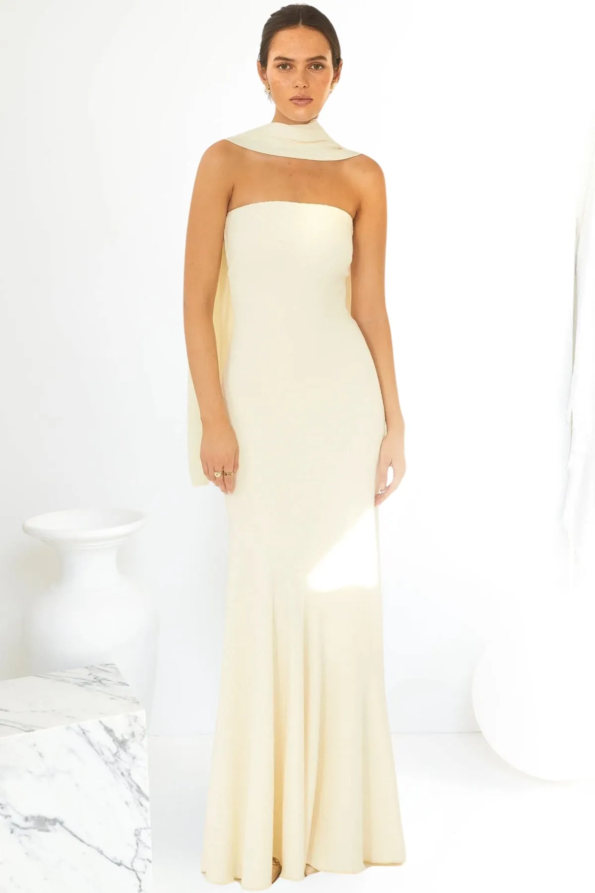 Arcina Ori Juliana Dress (Ivory)