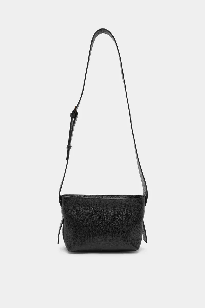 Assembly Label - Bridie Leather Crossbody Bag - Black