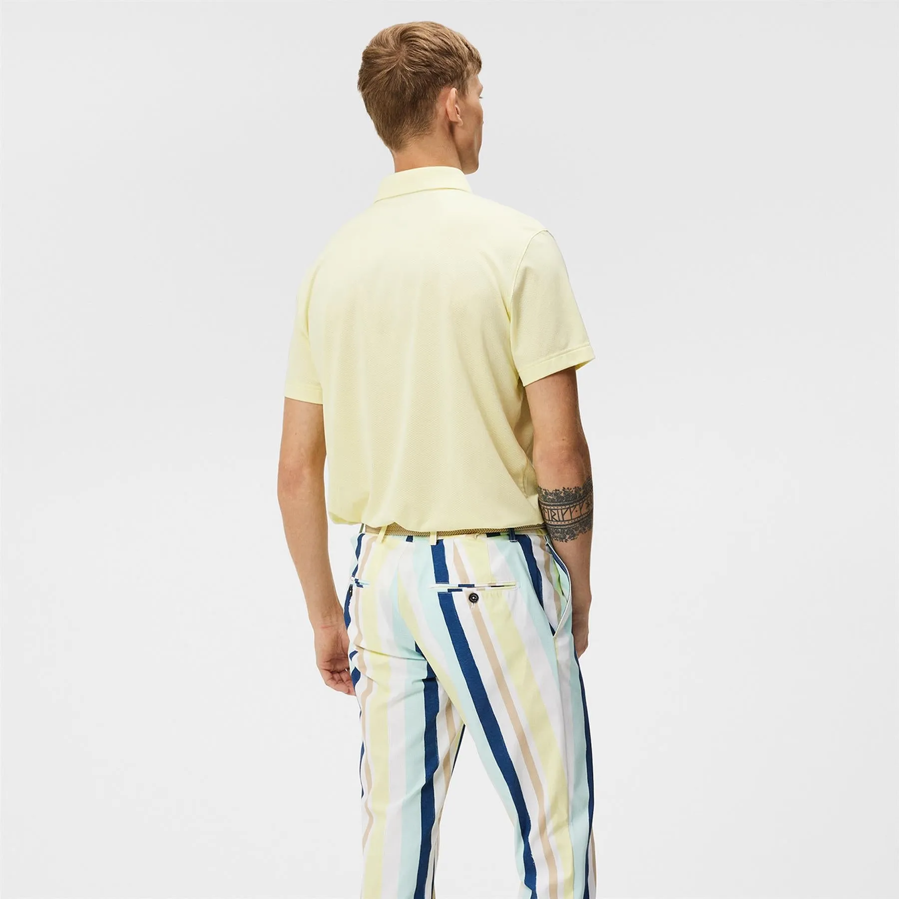 Bridge Regular Fit Tech Mesh Polo Wax Yellow - SS24