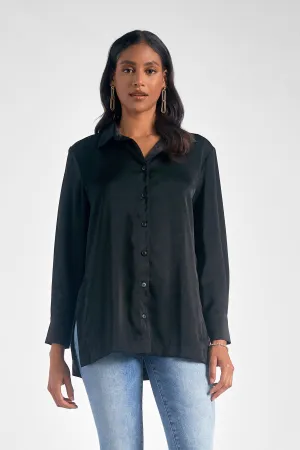 Button Down Top | Black