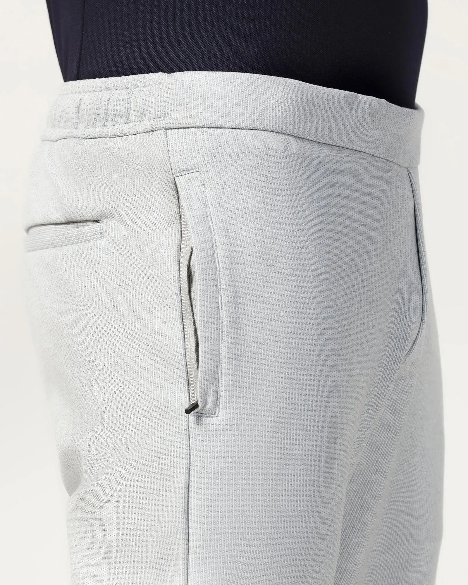 Casual Grey Solid Jogger - Labo