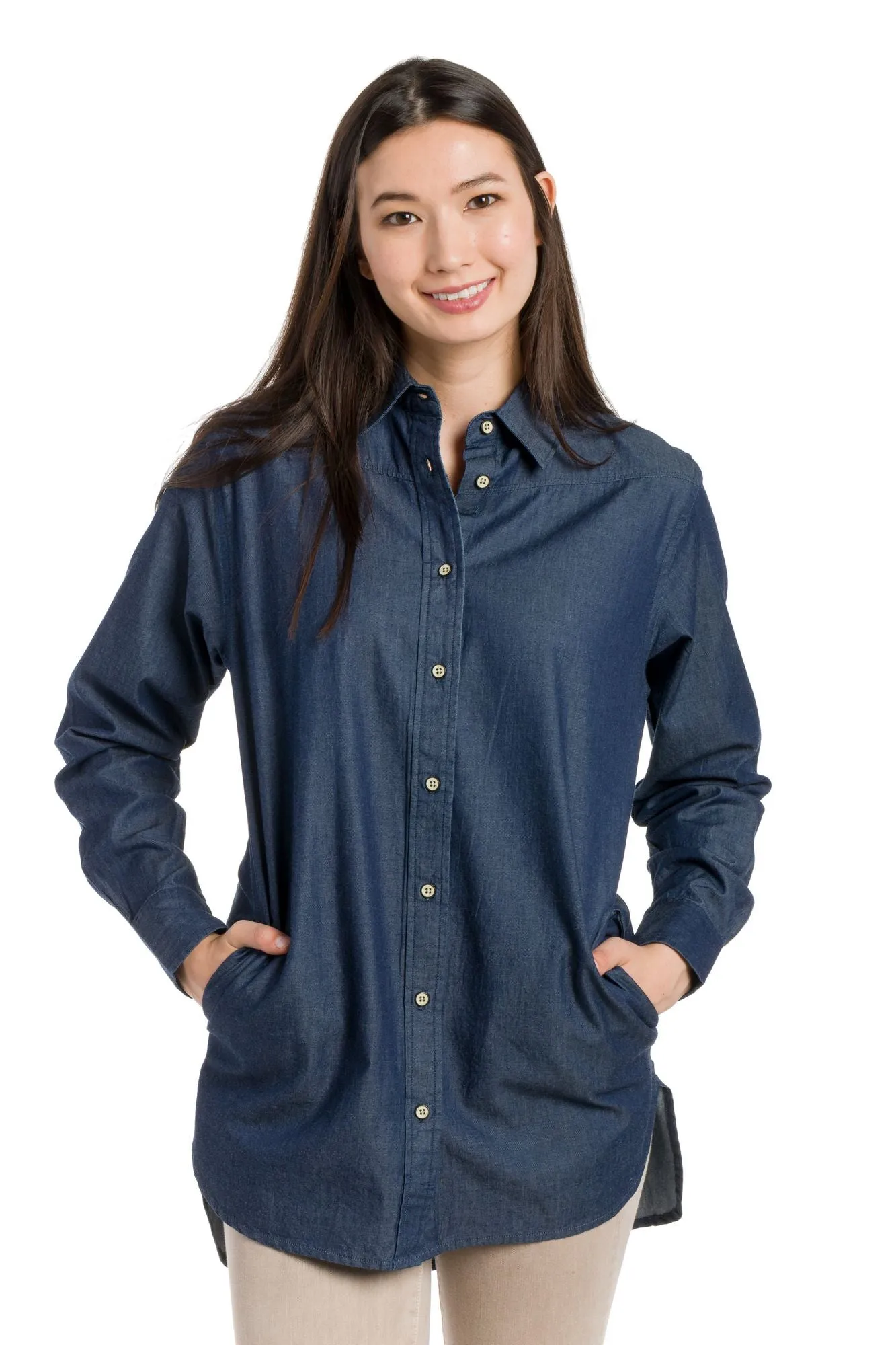 Catrine | Women's Denim Tunic Top