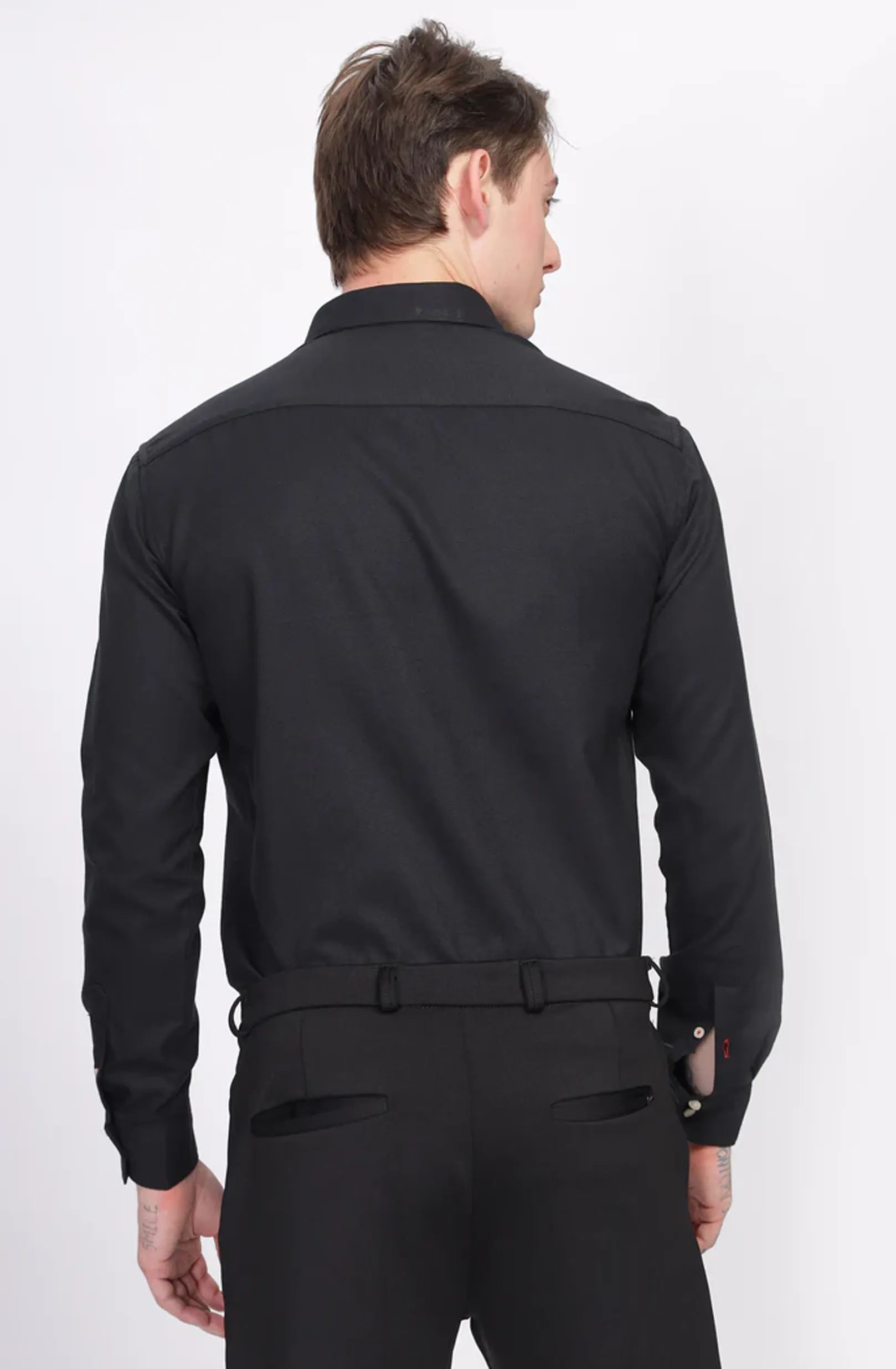 Classic Oxford Black Formal Shirt