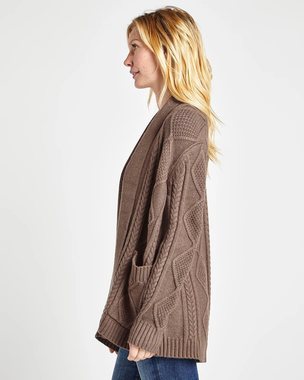 Cora Cable Open Cardigan