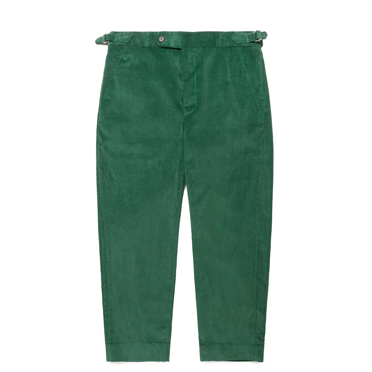 CORDUROY SIDE BUCKLE TROUSERS