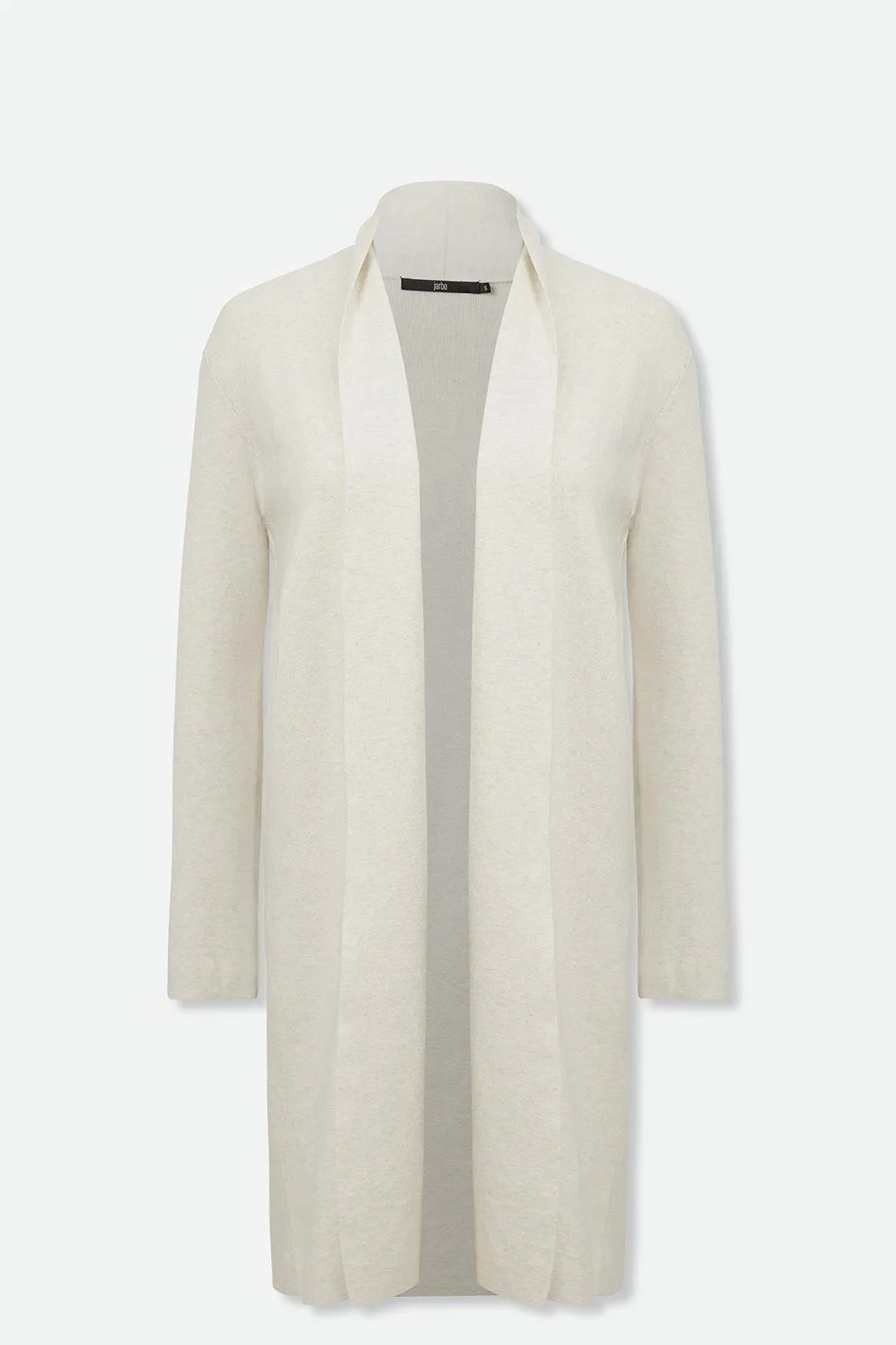 CORNELIA DUSTER IN DOUBLE KNIT HEATHERED PIMA COTTON