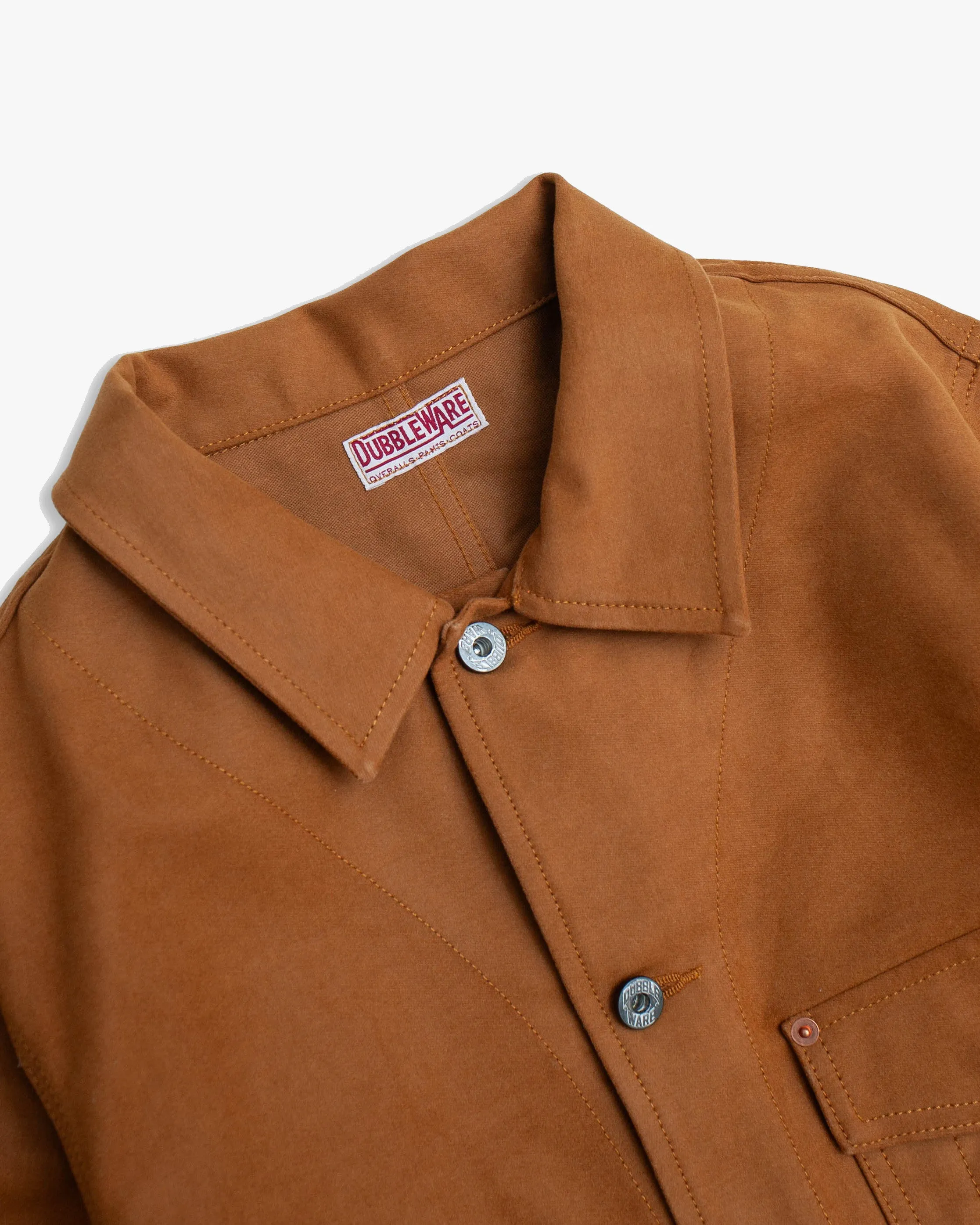 Dubbleware Heavy Twill Work Jacket - Brown