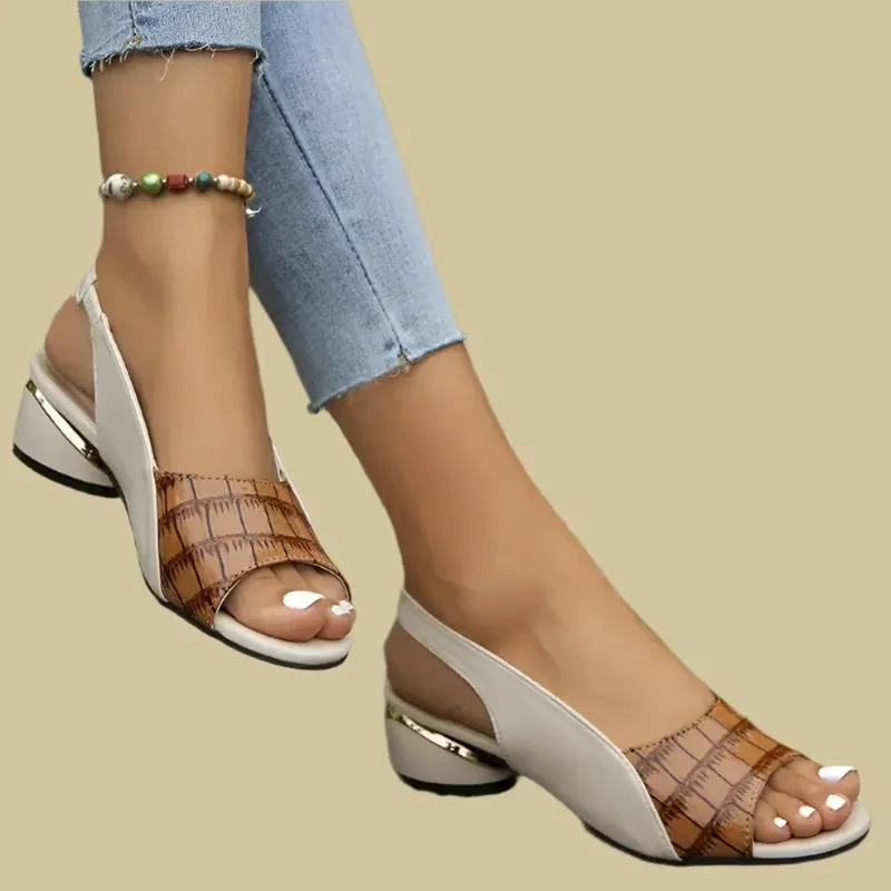 Elegant Mid-Heel Sandals