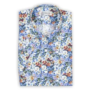 Floral 100% Swiss Cotton Short Sleeve Shirt