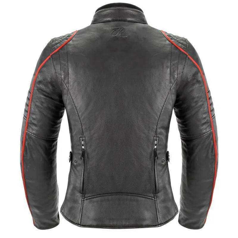 Joe Rocket Lira Women's Black/Red Leather Jacket