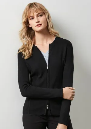 LC3505 Biz Collection Ladies 2-Way Zip Cardigan