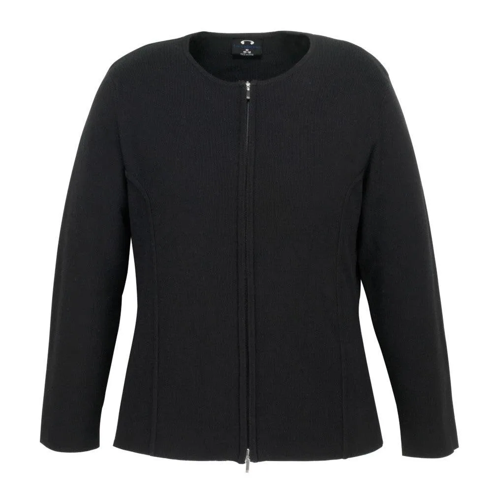 LC3505 Biz Collection Ladies 2-Way Zip Cardigan