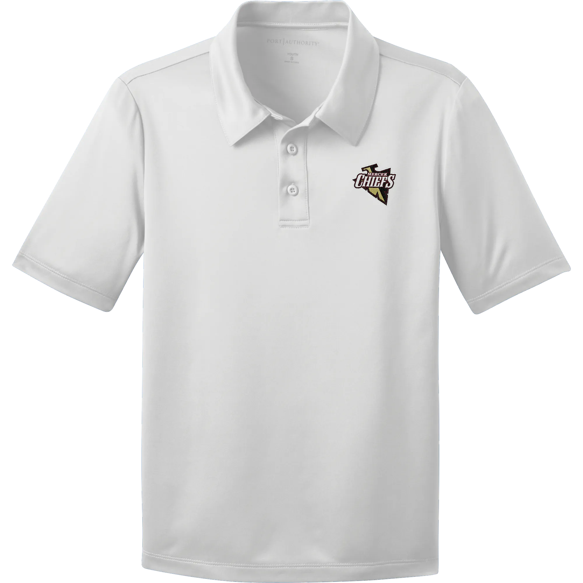 Mercer Chiefs Youth Silk Touch Performance Polo