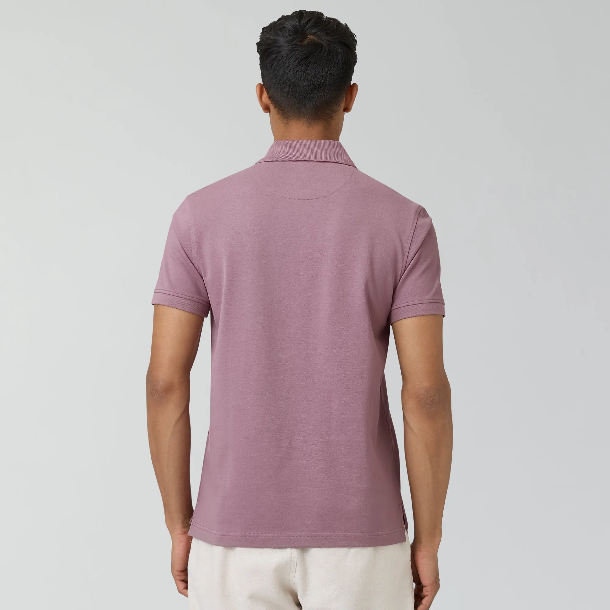 Nova Combed Cotton Polo T-shirts Rose Blush