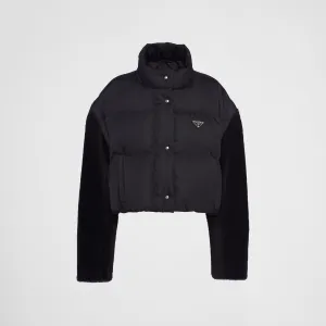 Re-Nylon Down Cropped Jacket