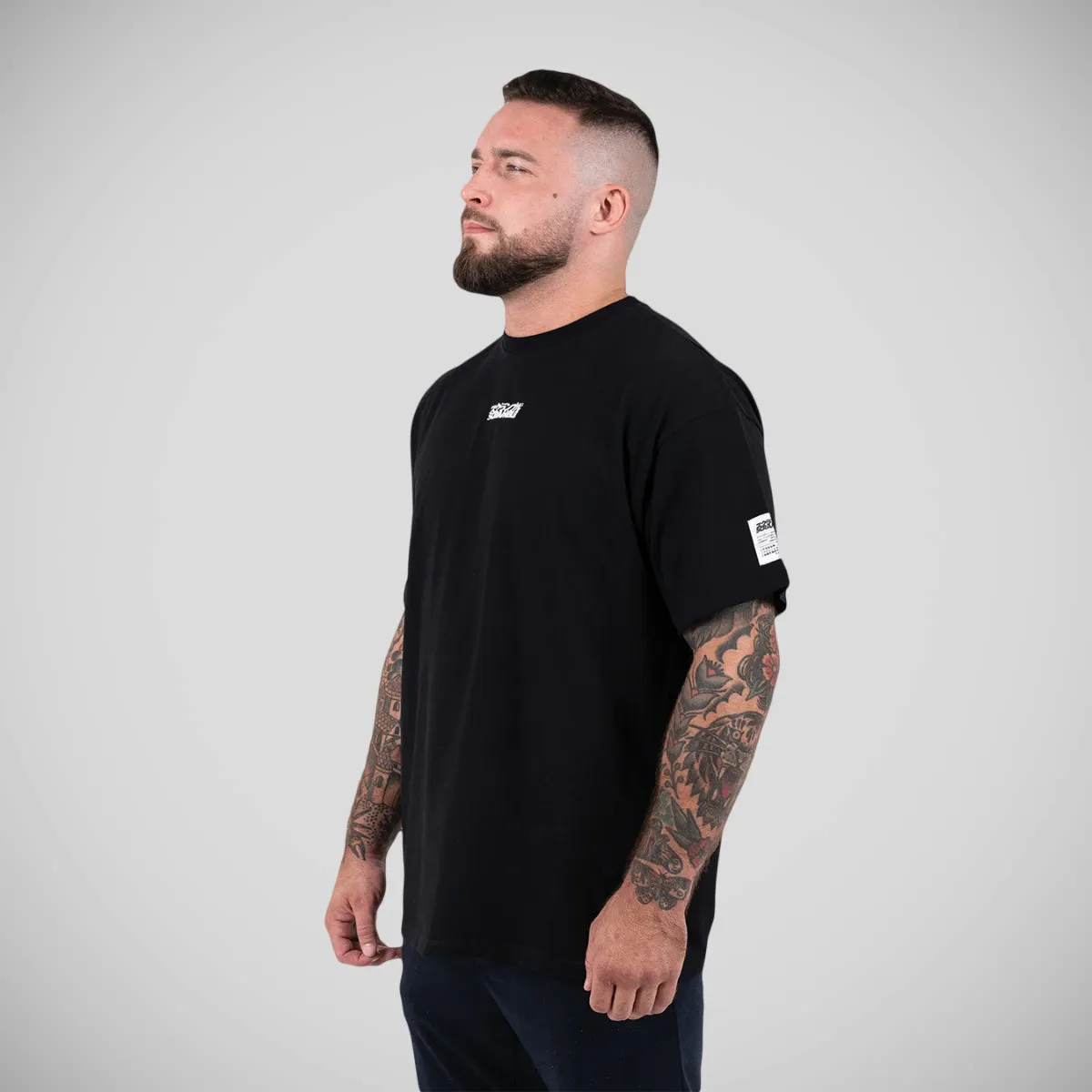 Scramble Logo Oversized Tee Black