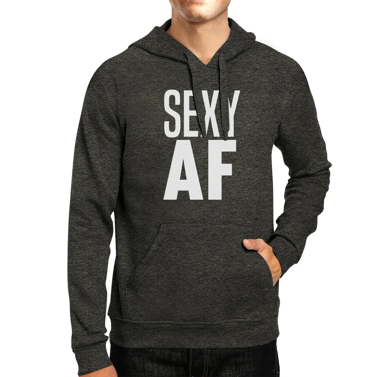 Sexy AF Unisex Pullover Hoodie Funny Workout Hooded Sweatshirt Gift