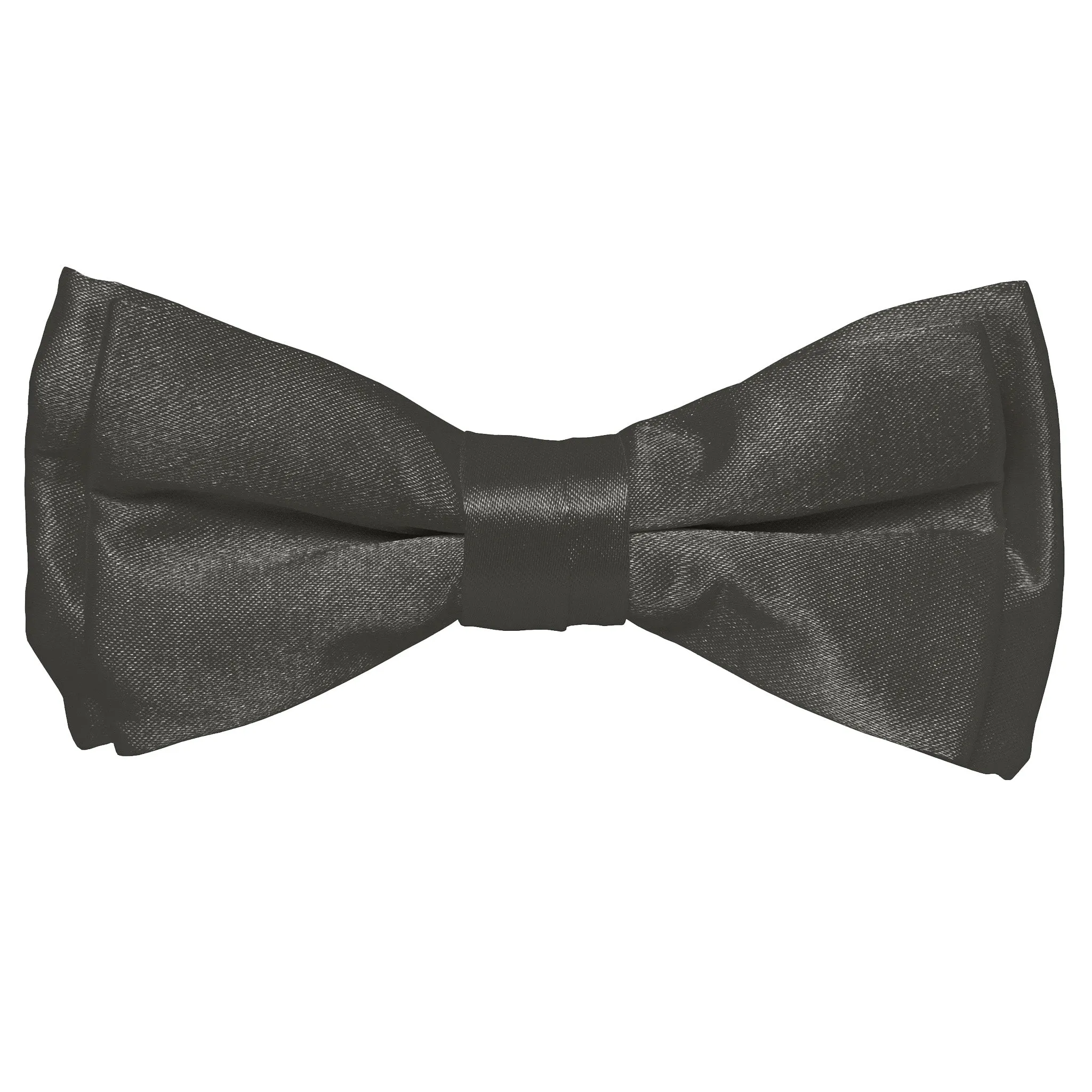 Vittorio Farina Boy's Pretied Solid Silky Satin Bow Tie