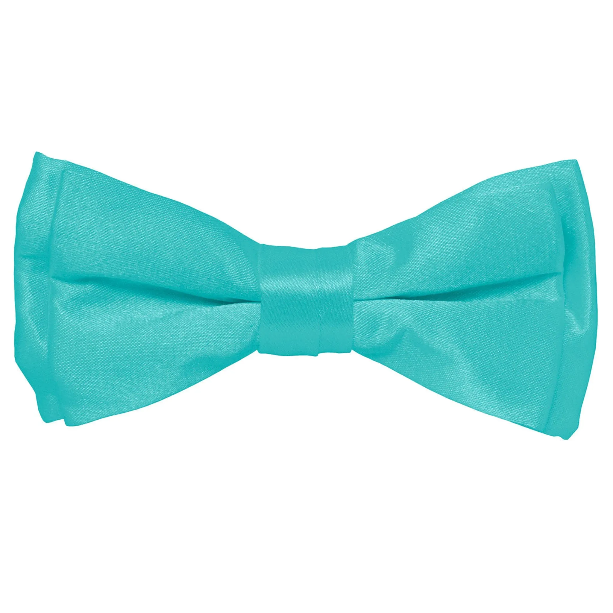 Vittorio Farina Boy's Pretied Solid Silky Satin Bow Tie