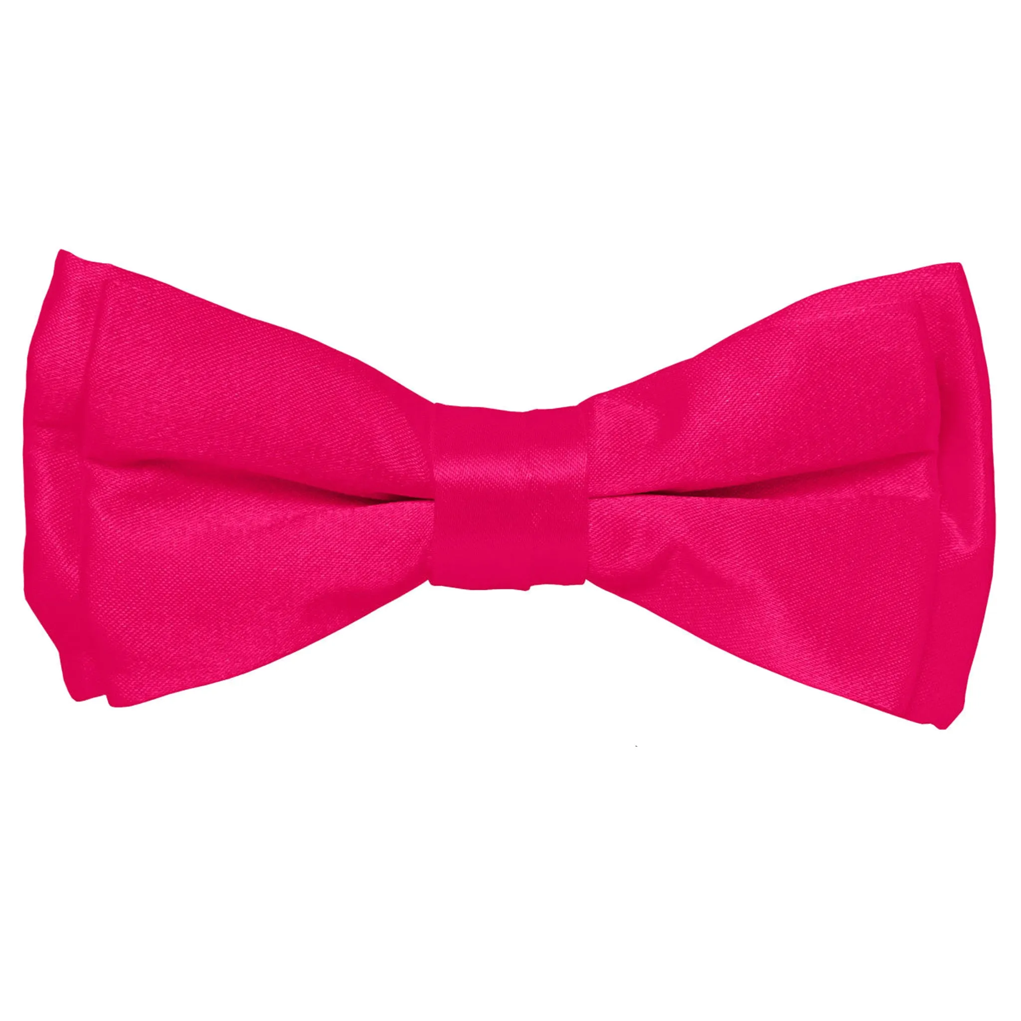 Vittorio Farina Boy's Pretied Solid Silky Satin Bow Tie