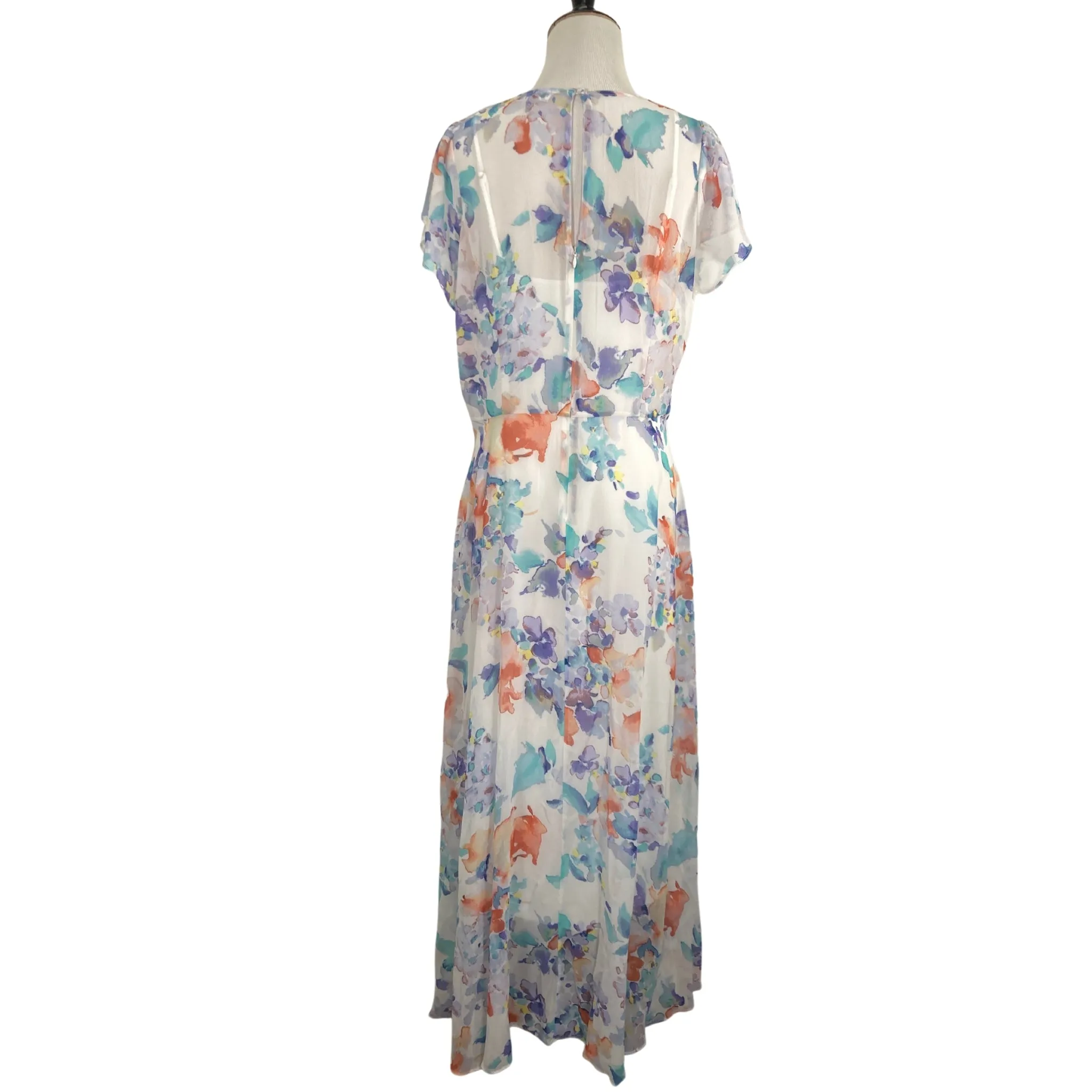 Watercolor Maxi Dress (L)